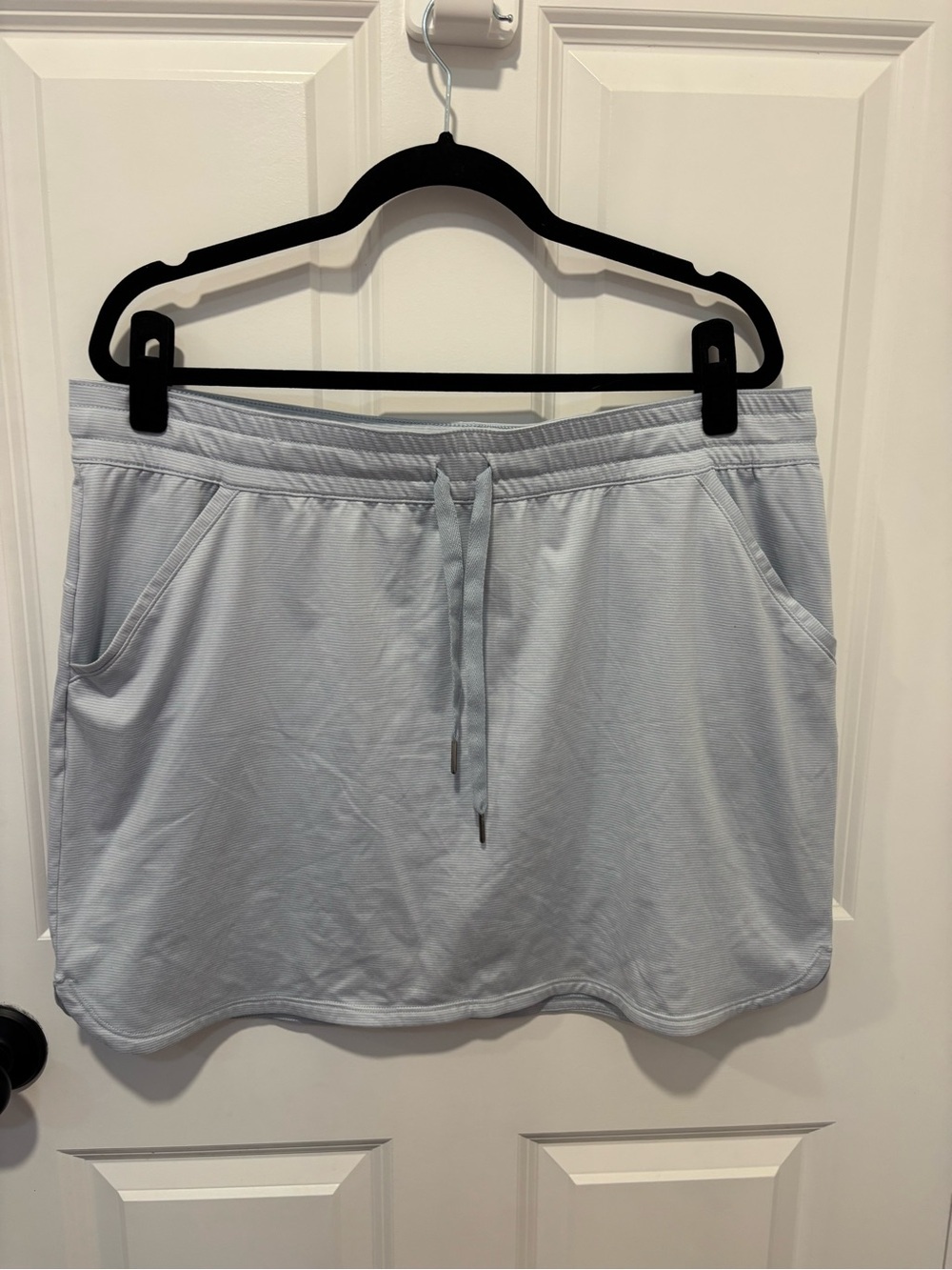 Columbia PFG Omni-Wick Light Blue Space Dye Skort Size Large